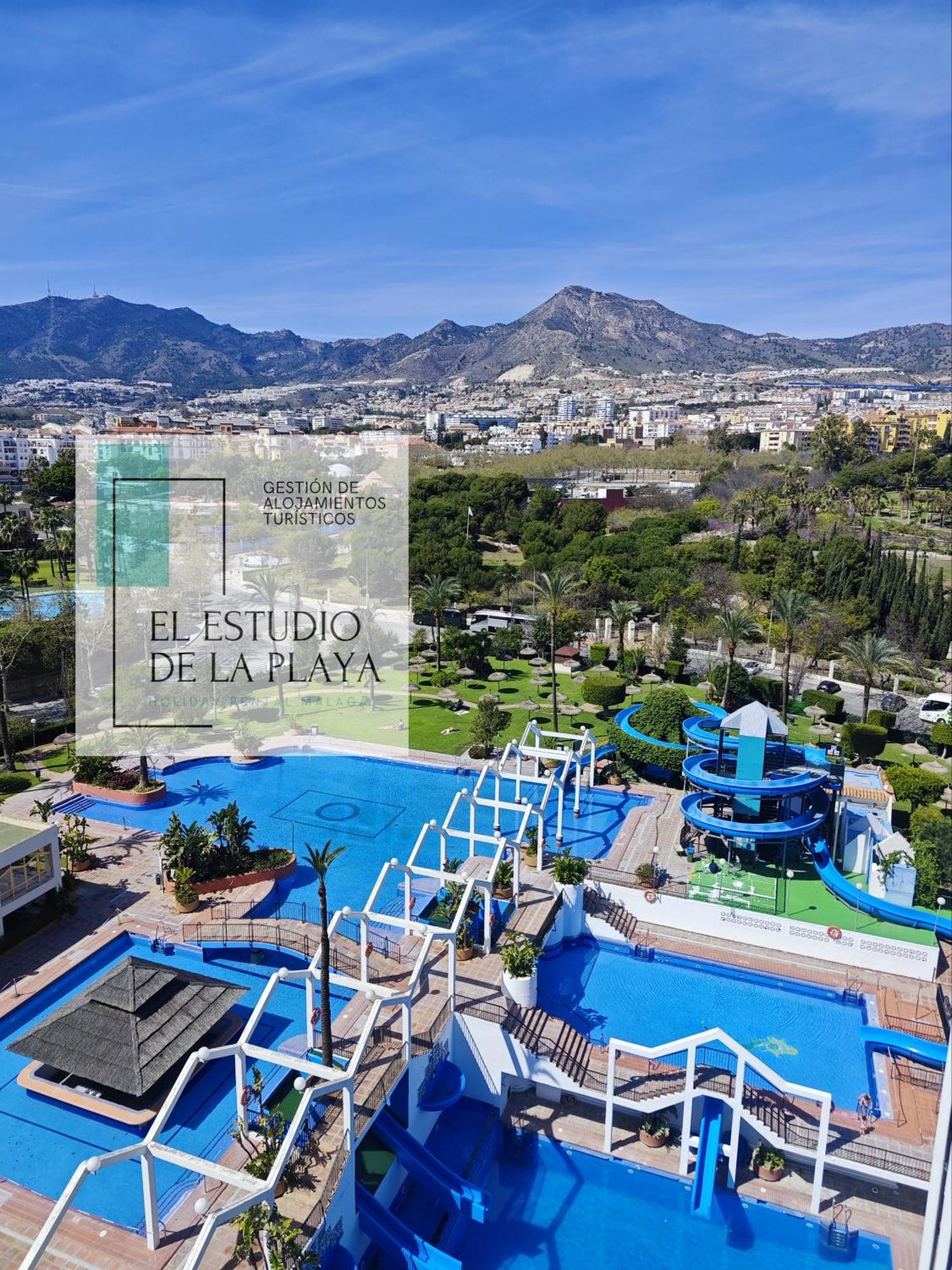 El Estudio De La Playa Benalbeach New 1Bd, Piscinas, Playa Y Vistas Al Mar Ref504 Benalmadena Exterior photo